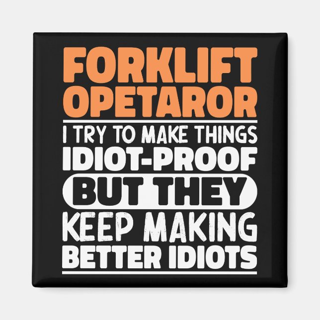 Imã Operador De Elevação Que Tento Fazer As Coisas Eng (Frente)