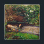 Imã Ophelia, John Everett Millais, 1851-1852<br><div class="desc">Sir John Everett Millais (8 de junho de 1829 - 13 de agosto de 1896) foi um pintor e ilustrador inglês que foi um dos fundadores da Irmandade Pré-Raphaelite. Era um prodígio infantil que, aos onze anos, se tornou o estudante mais jovem a entrar nas Escolas da Academia Real. A...</div>