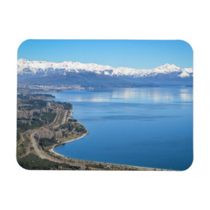 Ímã Opinião aérea de Bariloche no inverno