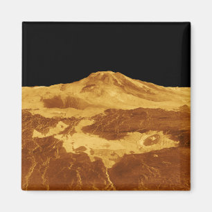 Imã opinião de perspectiva 3D de Maat Mons em Venus