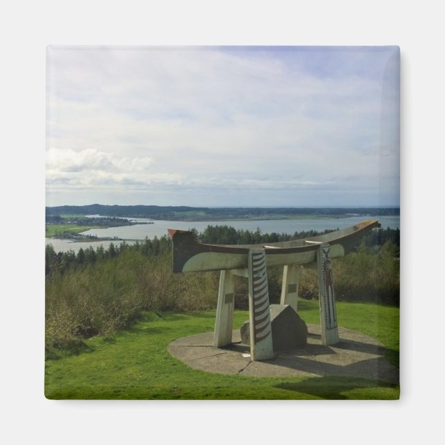 Imã Opiniões da Coluna Astoria, Oregon (Frente)