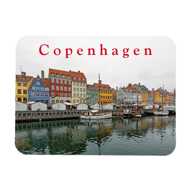 Ímã Opiniões de Copenhaga. Nyhavn. P. 3 (Horizontal)
