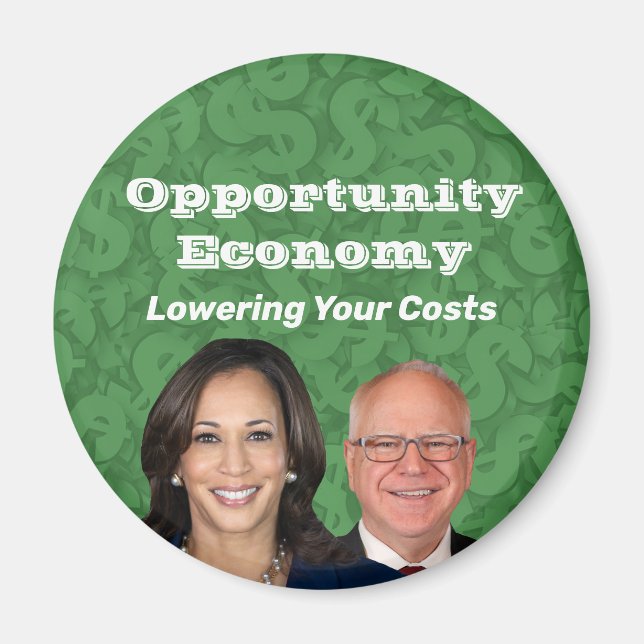 Imã Opportunity Economy Harris Walz 2024 (Frente)