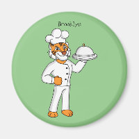 Óptica de desenho animado de tigre engraçado