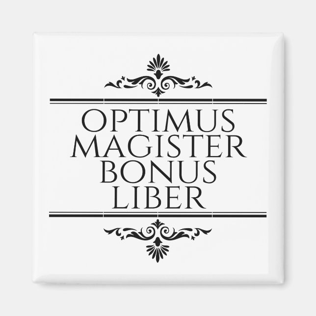 Imã Optimus Magister Bonus Liber (Frente)