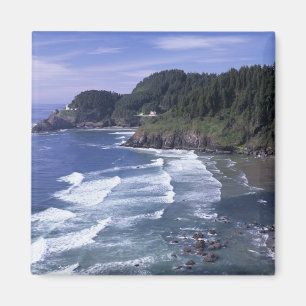 Imã OR, Costa do Oregon, Farol Heceta Head, em