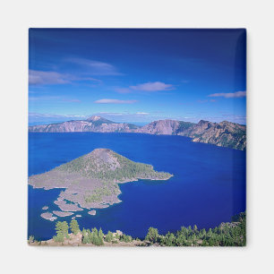 Imã OR, Crater Lake NP, Wizard Island e Crater