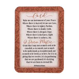 Ímã Oração à Paz - Rua Francisco de Assis