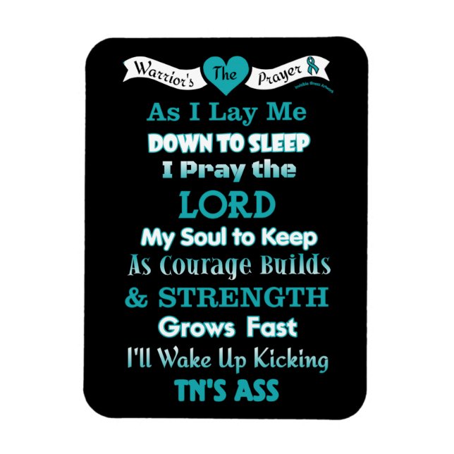 Ímã Oração do Guerreiro...TN (Vertical)