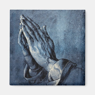 Imã Oração dobrada das mãos - Durer