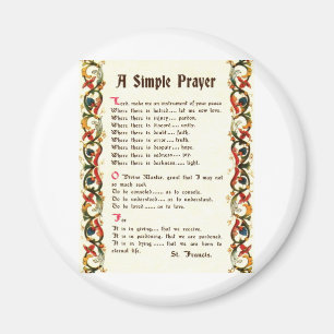 Imã oração simples por St Francis de Assisi