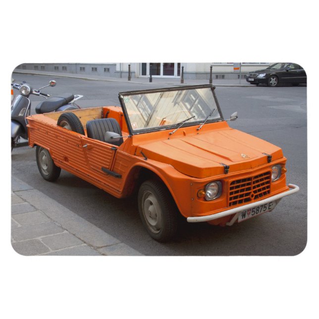 Ímã Orange Citroen Mehari (Horizontal)