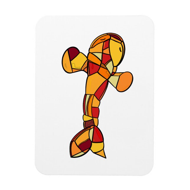 ÍMÃ ORANGE KOI (Vertical)