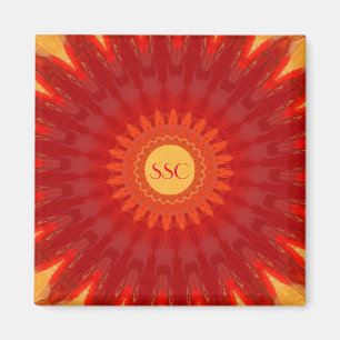 Imã Orange Starburst