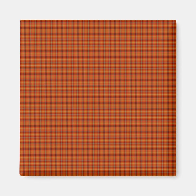 Imã Orange Tartan Magnet (Frente)