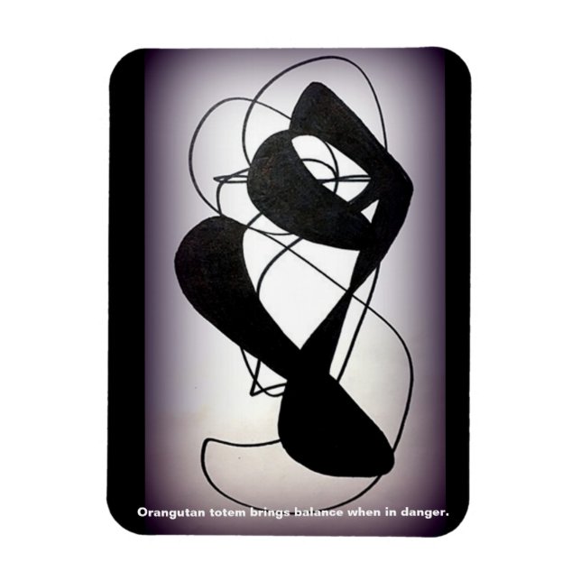 Ímã Orangutan Totem Magnet (Vertical)