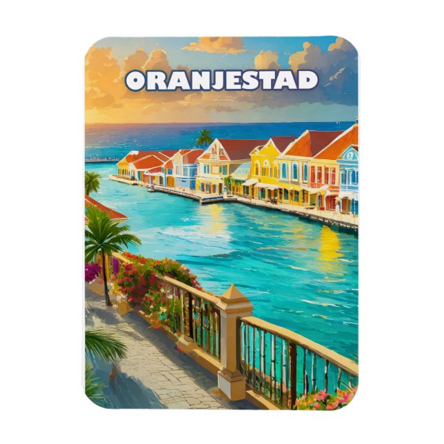 Ímã Oranjestad, Caribbean jewel (Vertical)