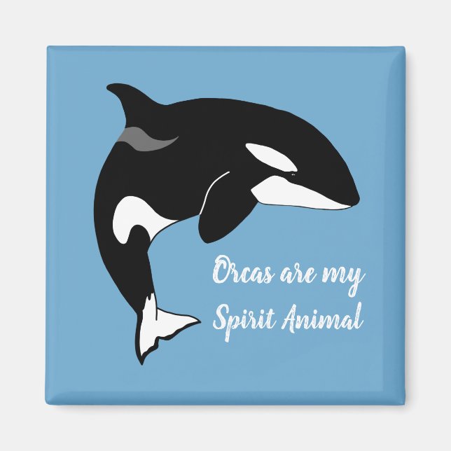 Imã Orca Killer Whale Spirit Animal (Frente)