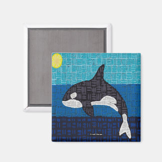 Imã Orca (square) - Magnet