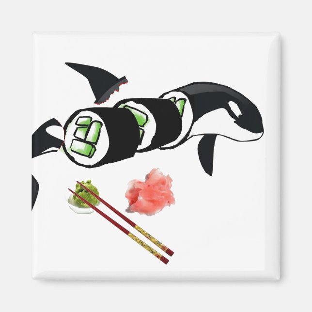 Imã Orca sushi! (Frente)