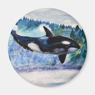 Imã Orca Wildlife Magnet