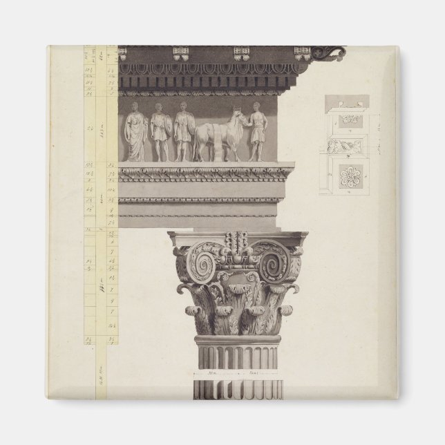 Imã Ordem composta (c/c, lavagem, caneta e tinta preta (Frente)