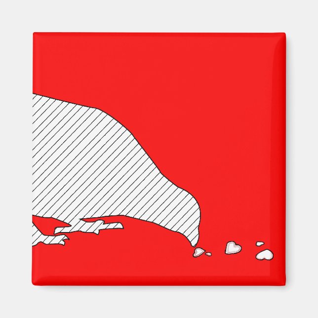 Imã ordem de perfuração. (Frente)