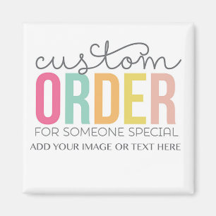 Imã Ordem Personalizada Personalizável