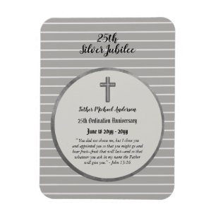 Ímã Ordenação de 25 Jubileu de Prata do Padre