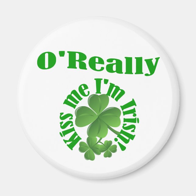 Imã O'Realmente, apelido irlandês (Frente)