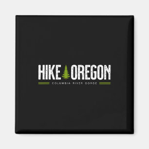Imã Oregon Columbia River Gorge Hike Tree Graphi
