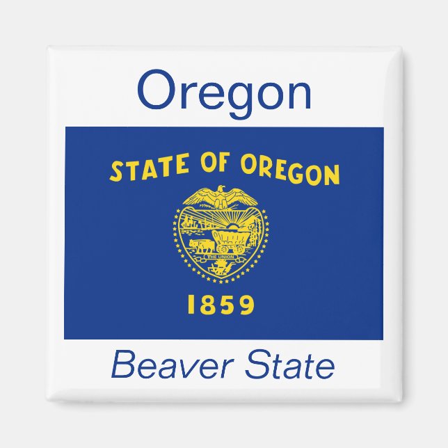 Imã Oregon Flag Magnet (Frente)
