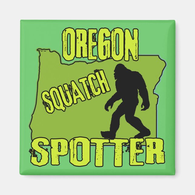 Imã Oregon Squatch Spotter (Frente)