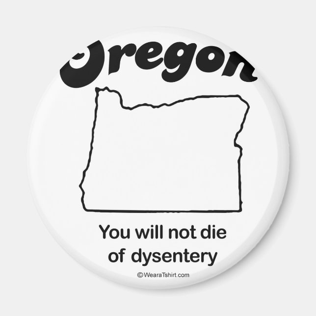 Imã OREGON - T-shirts e engrenagens "OREGON STATE MOTT (Frente)