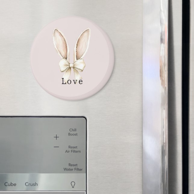Imã Orelhas de Coelhinho da Páscoa Laço Amor (In Situ (Fridge))