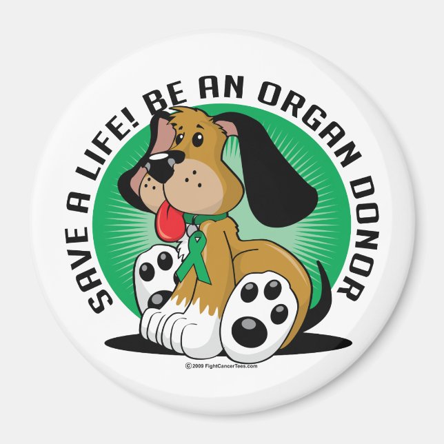 Imã Organ Donor Dog (Frente)