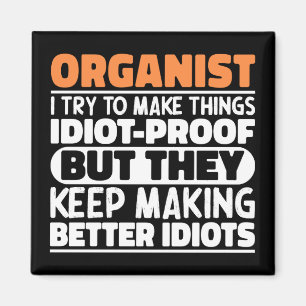 Imã Organista Eu Tento Engraçado, Citando O Organista