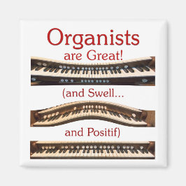 Imã Organistas são ímanes Excelentes