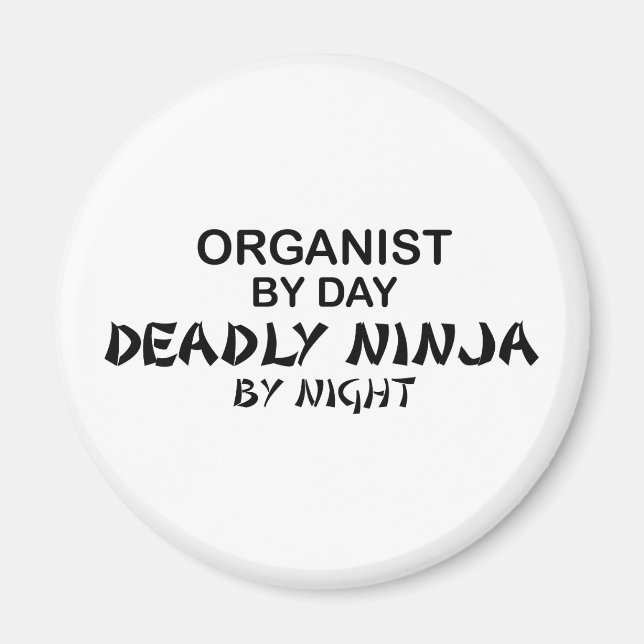 Imã Organizador Mortal Ninja à Noite (Frente)