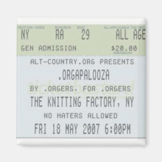 Imã .Orgapaloza - Imagem do Bilhete