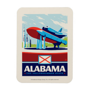 Ímã Orgulho Alabama do estado