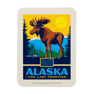 Ímã Orgulho Alaska do estado