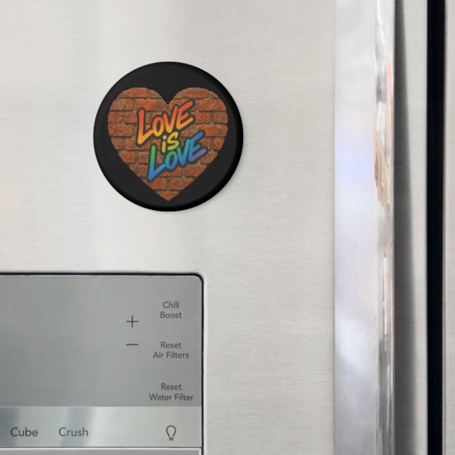 Imã Orgulho Amor Colorido é Amor (In Situ (Fridge))