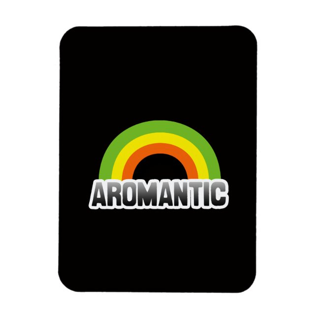 Ímã Orgulho Aromântico (Vertical)