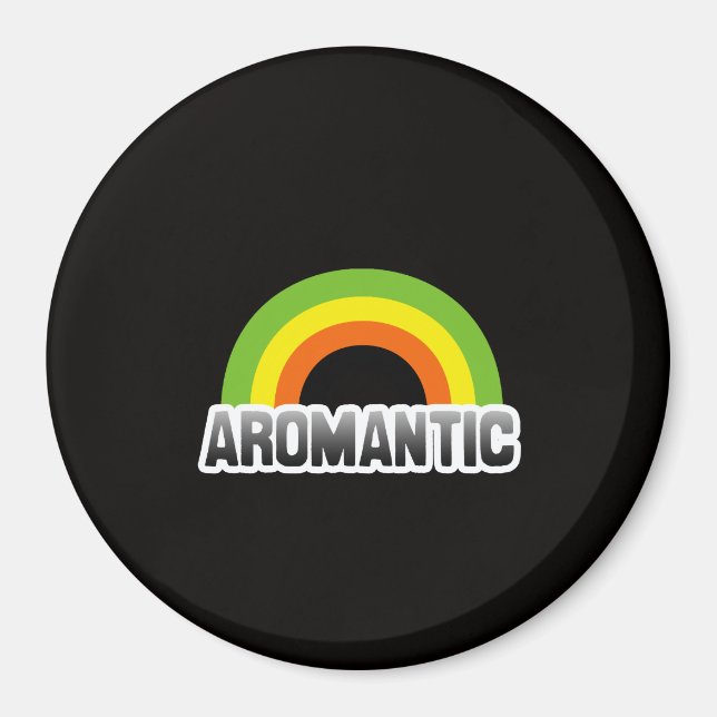 Imã Orgulho Aromântico (Frente)