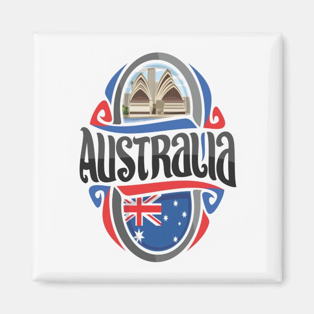 Imã Orgulho australiano da Austrália (Frente)