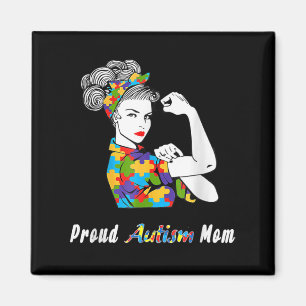 Imã Orgulho Autismo Mãe Mundo Autismo Dia da Consciênc