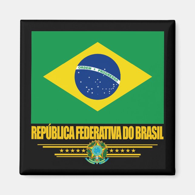 Imã Orgulho Brasileiro (Frente)