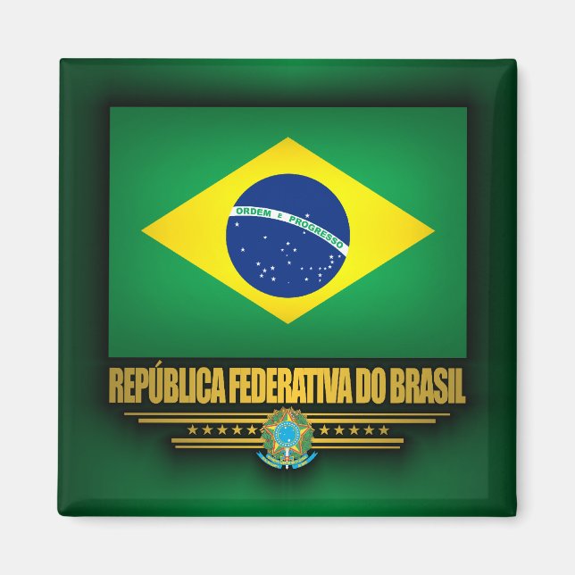 Imã Orgulho Brasileiro (Frente)