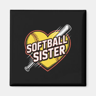 Imã Orgulho da Irmã de Softbol Rapido Famílias Amam Jo
